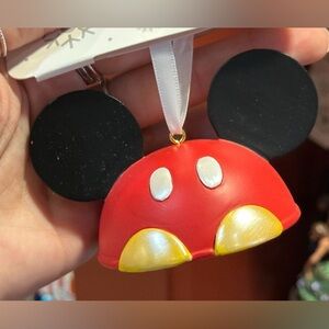 2026 Disney Parks Mickey Mouse Autograph Ear Hat Christmas Ornament New
